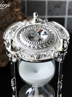 幻辰金属沙漏15分钟计时器创意摆件家居装饰品书房桌面工艺品礼物