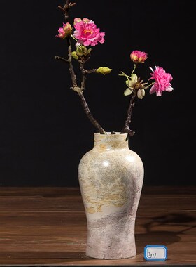 内有多款天然草花石国画石奇石工艺品中式摆件免漆打蜡将军瓶花瓶