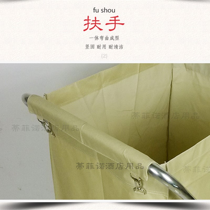 x形布草车不锈钢客房服务车x型房口车折叠车洗衣房专用手推回收车
