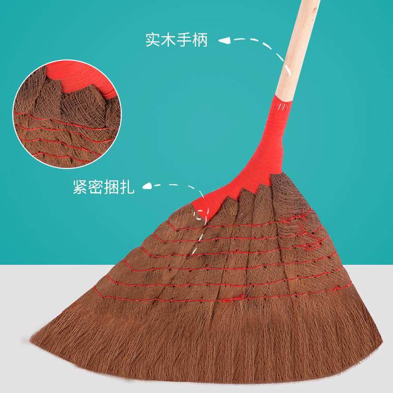 麦秆扫欧洲花园工艺高粱草长柄竹扫把 庭院扫帚 家居大笤帚A-36