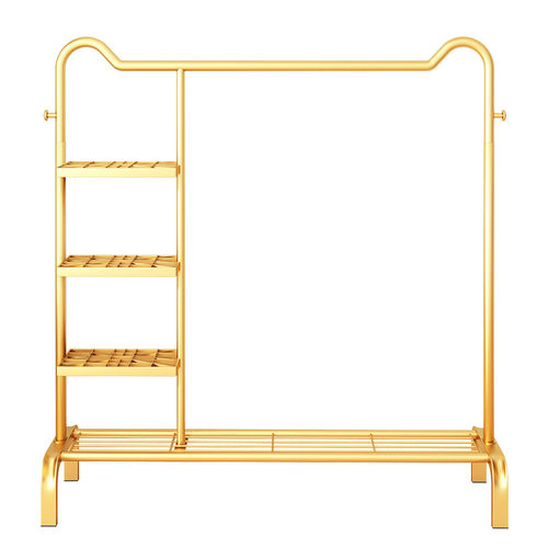 简约家用猫耳衣帽架卧室落地挂衣架儿童衣服架单杆晾衣架衣架轻奢