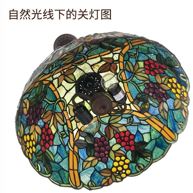 【葡萄熟了】豪蒂美式乡村田园复古典精品收藏传世艺术台灯落地灯