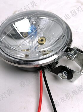 氙气灯泡小圆灯拖拉机农用车挖机货车收割机通用超亮照明灯12v24v