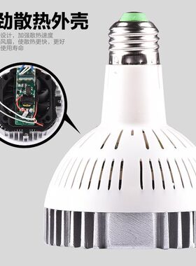 LED聚光灯泡服装店餐厅射灯替换光源COB帕灯螺旋E27par30超亮灯杯