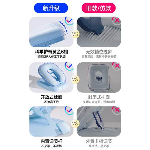 午睡枕头小学生专用教室桌上趴睡枕课桌面趴着睡觉神器儿童午休枕