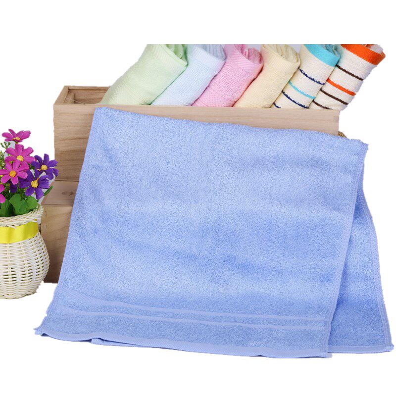 新款竹纤维毛巾男女成人家用洗脸巾吸水不掉毛薄款儿童舒适中面巾