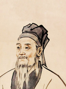 古代十大名医刘完素刘河间画像丝绸画中医文化卷轴画诊所医馆挂画