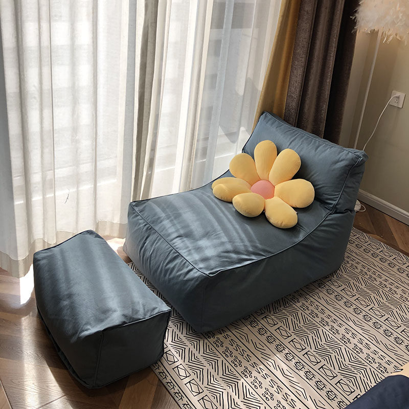 懒人沙发豆袋榻榻米阳台休闲躺卧单人小型卧室小户型躺椅网红椅子