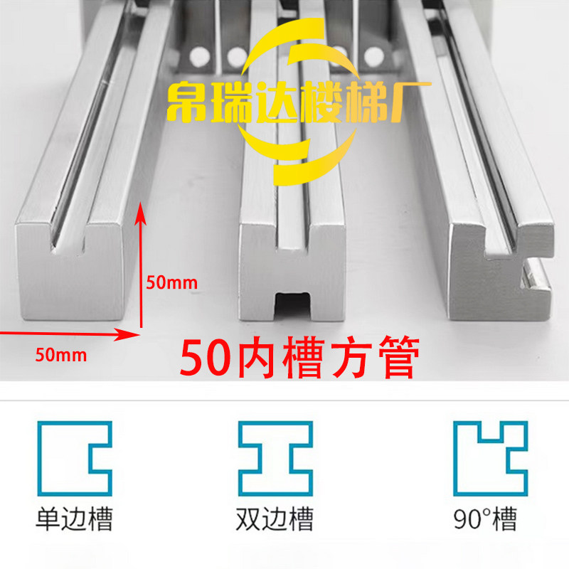 不锈钢玻璃立柱楼梯扶手护栏免开孔室内外家用阳台围栏别墅栏杆柱