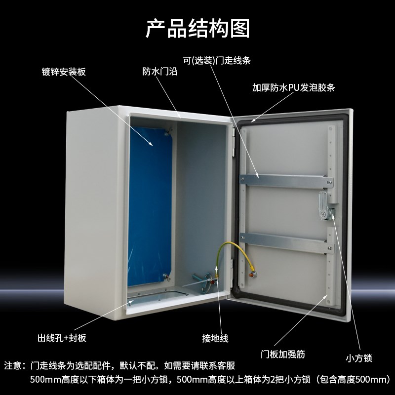 仿威图机柜AE控制箱控制柜IP55配电箱电控箱室外防尘防水布线机柜