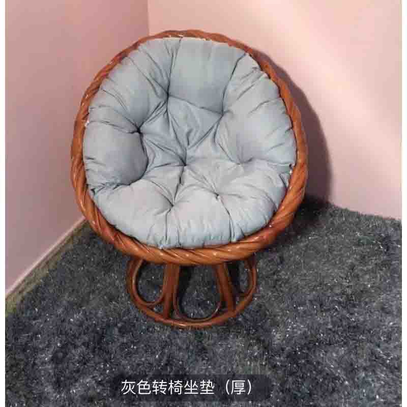 藤椅坐垫靠背一体摇椅躺椅加厚圆形蒲团榻榻米阳台飘窗地板大圆凳