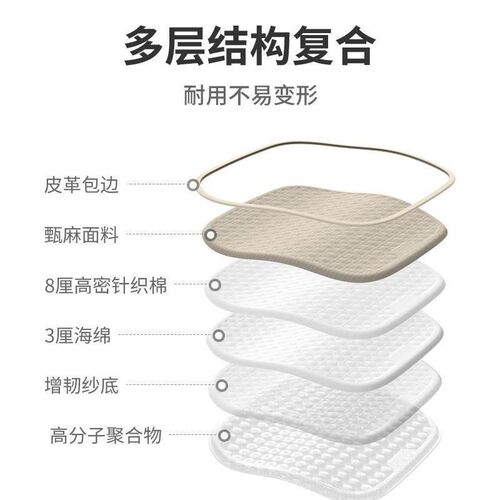 尼罗河汽车坐垫Nile加大版凝胶垫车载家居通用夏季久坐舒适透气