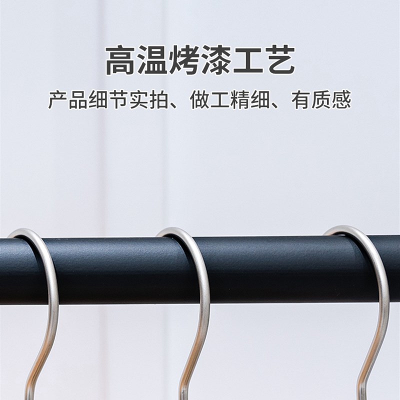 童女装店货架上墙壁挂衣架杆侧挂专用衣服架子服装店展示架陈列架