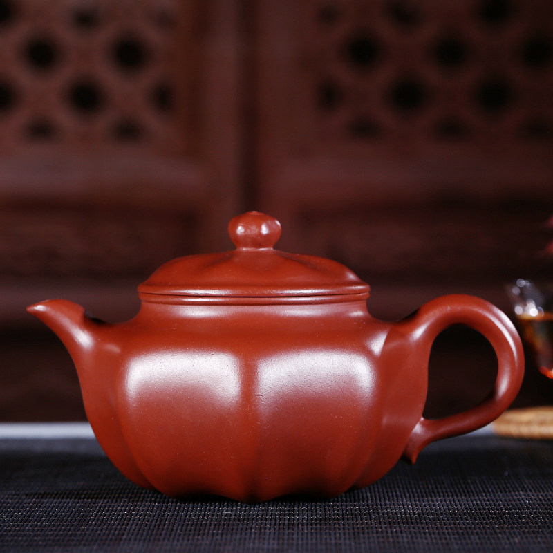 宜兴原矿大红袍紫砂壶 手工茶壶茶具 八圣吉祥正品正品紫砂壶