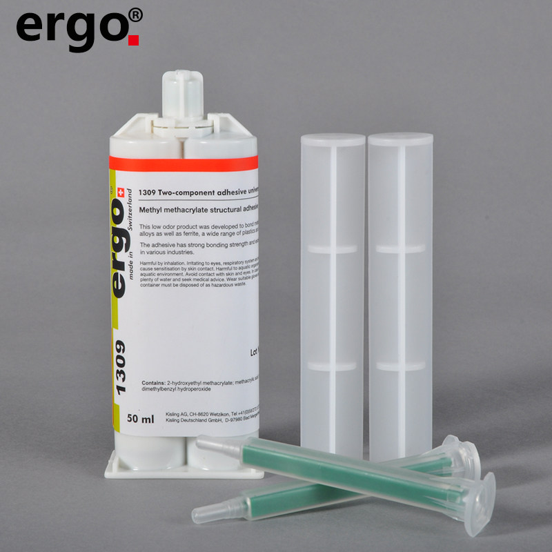 ergo1309瑞士进口粘金属塑料陶瓷木头铁专用耐高温焊接结构ab胶水
