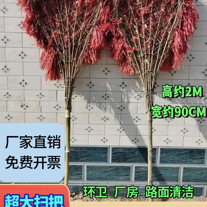 塑料钢丝大扫把,环卫工人专用扫把,扫路发扫把,家庭庭院扫叶扫把