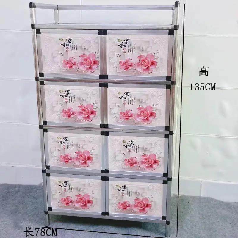 不锈钢灶台铝合金柜子橱房柜子储物柜餐边柜碗橱碗柜茶水柜小柜子