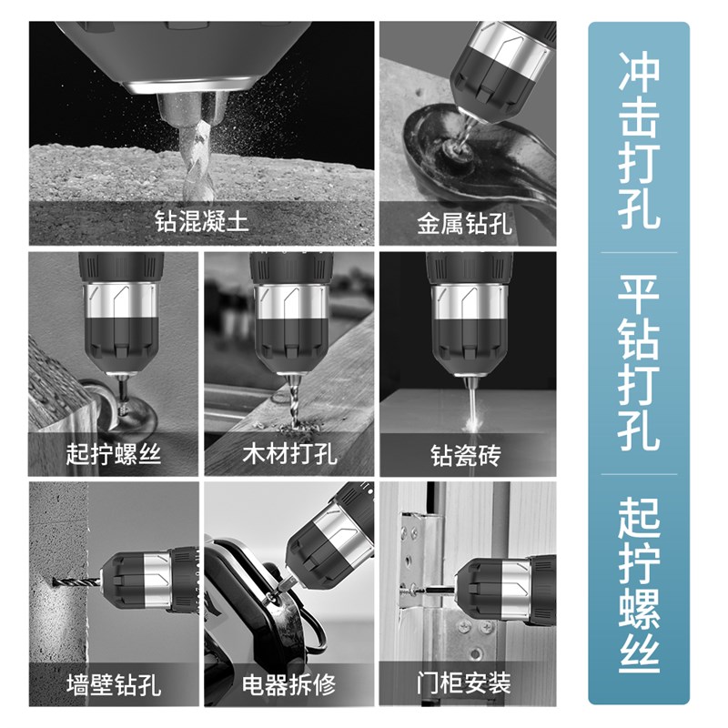 万能套筒头多功能手电钻棘轮扳手外六角扳手汽修工具手动五金套装