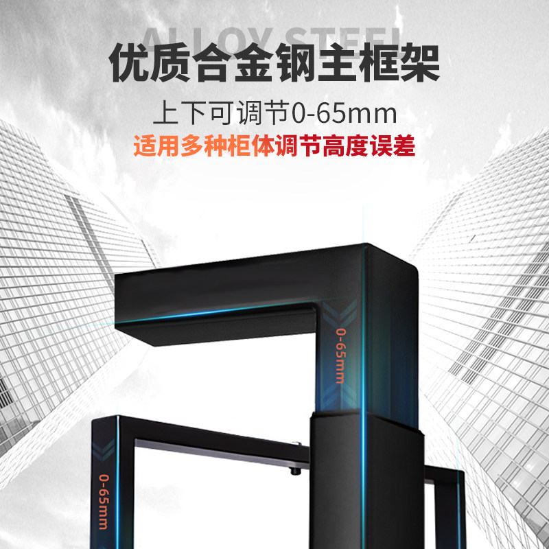 推拉鞋架多层家用衣帽间抽拉式可伸缩大容量楼梯鞋柜收纳五金配件