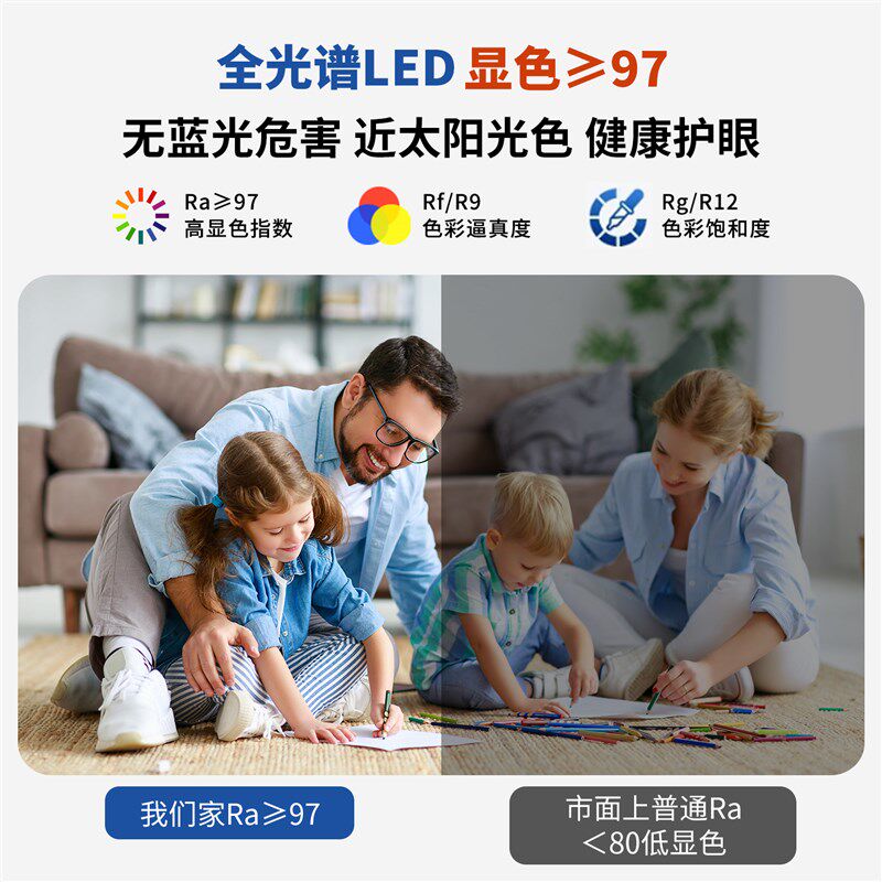 全铜长条墙壁照画灯大尺寸复古客厅装饰画前灯招牌灯创意镜前壁灯