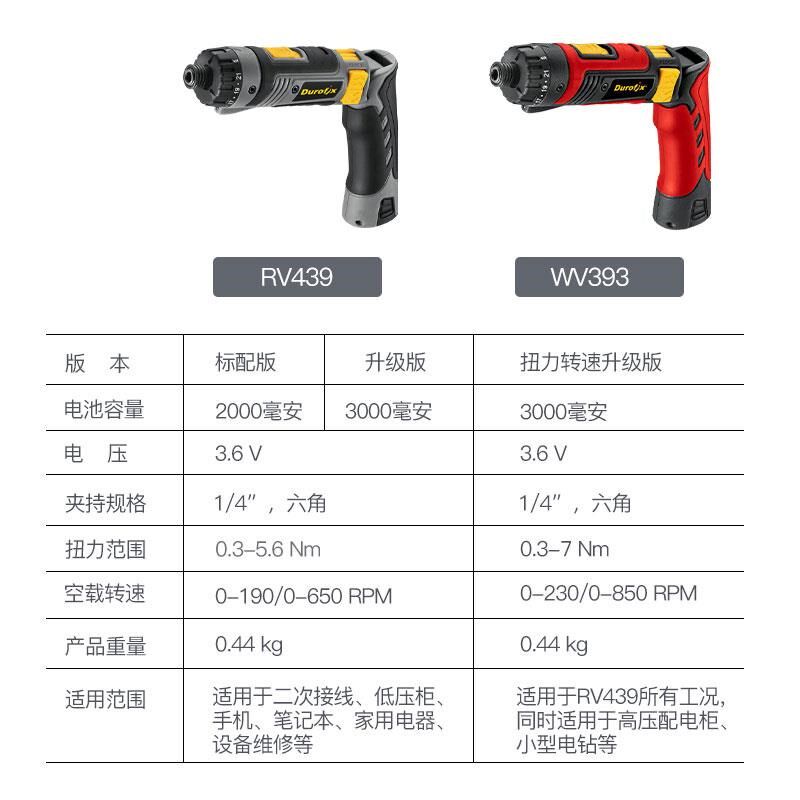 德克斯电动螺丝起子充电式多功能小型锂电迷你电动起子rv439自动