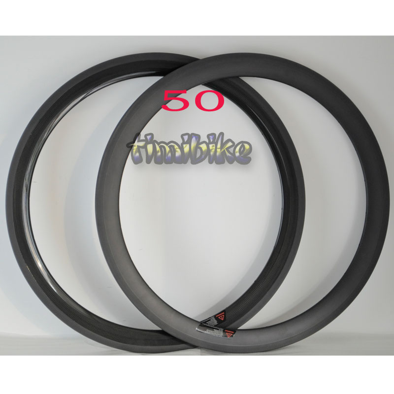 碳圈公路碳纤维自行车轮开口死飞700C胖刀圈管胎2488605038mm