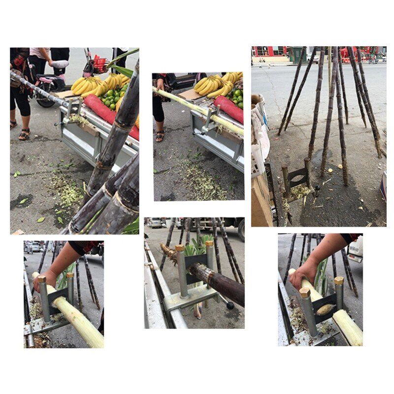 水果店甘蔗刮皮机剥皮机刨皮机手动甘蔗削皮机器超市削甘蔗神厂家