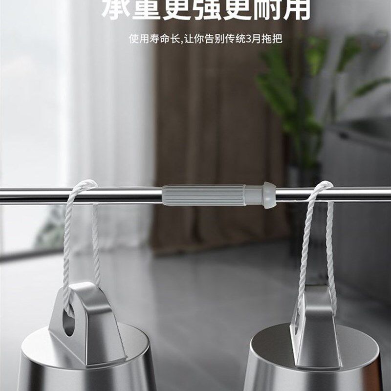 扦把拖把家用自拧水免手洗懒人小托帕吸水老式棉线墩布旋转一拖净