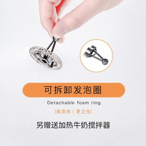 zigo奶泡机全自动打奶器电动冷热商用咖啡机拉花加热牛奶打奶泡器