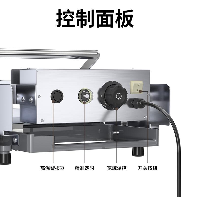 汉堡机商用小型全自动烤包机双层烘包机加热汉堡炉汉堡店机器设备