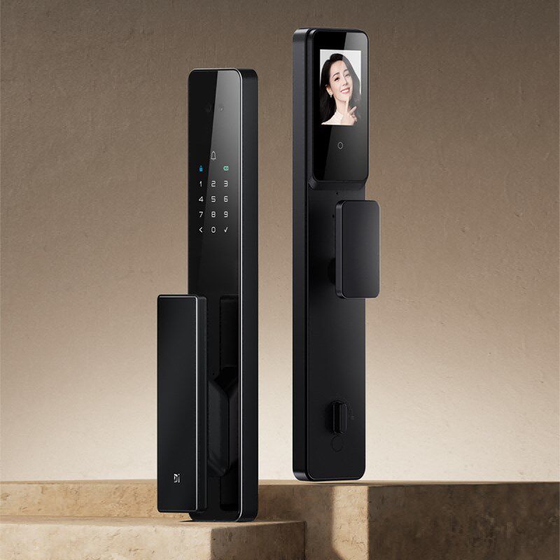 德施曼智能门锁3D人脸识别猫眼大屏指纹密码防盗智能锁小嘀Q2F
