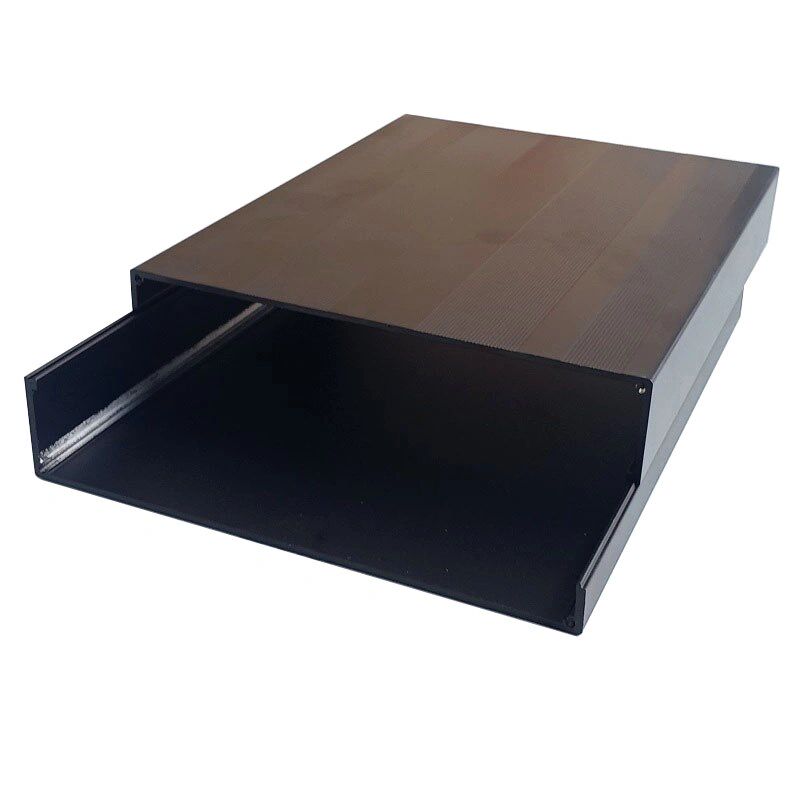 铝合金外壳铝型材壳体diy仪表机箱铝壳铝盒178x50分体