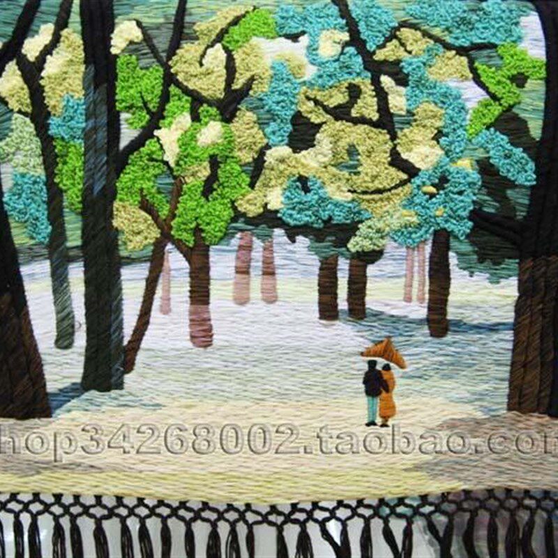 新疆艺术编织挂毯装饰画 喜鹊 客厅壁挂壁毯壁画田园北欧背景墙布