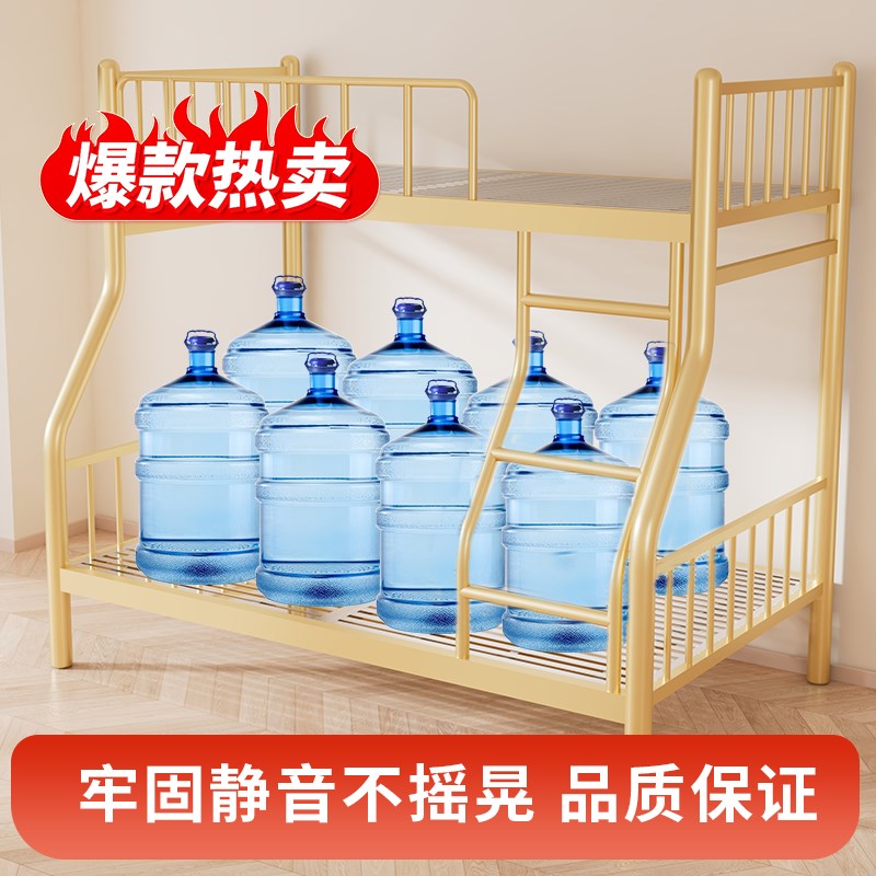 不锈钢彩色上下铺子母床304加粗高低床架学校公寓卧室儿童双层床