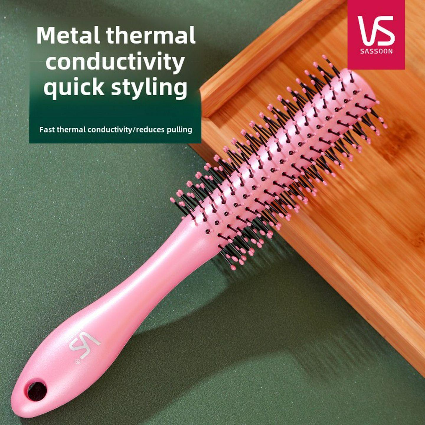 沙逊大卷卷卷发梳卷梳空气刘海推梳造型梳家用内扣梨头美发梳