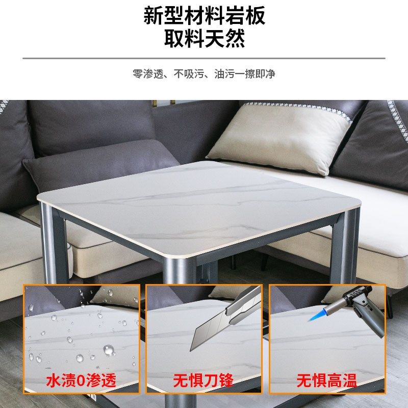 瑞奇电取暖桌多功能家用客厅电暖桌正方形湖南烤火桌电暖炉R2-890