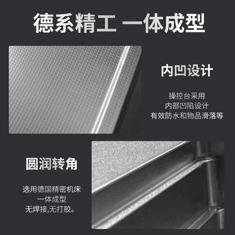 厨房台面不锈钢304不锈钢灶台板瓷砖橱柜台面不锈钢一台面无缝