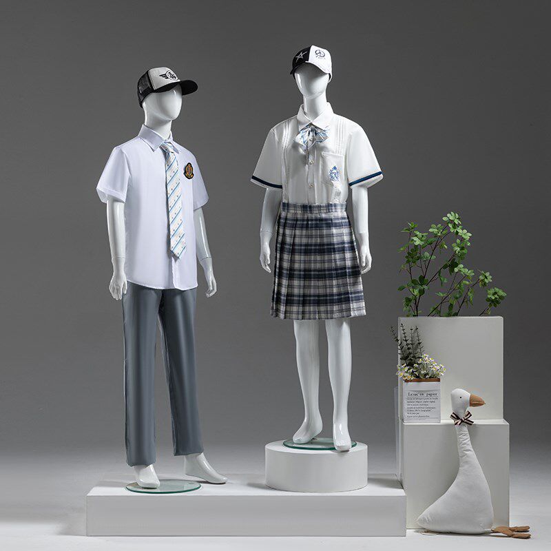 青少年模特道具假人全身男女装服装店大童儿童学生校服模特展示架