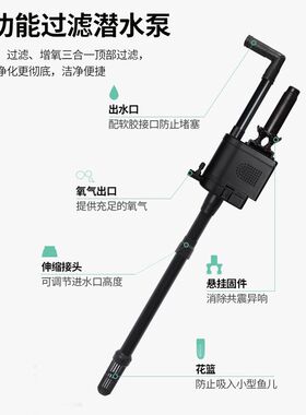生态鱼缸中型1米2家用桌面金鱼缸生态缸长方形客厅办公室水族箱