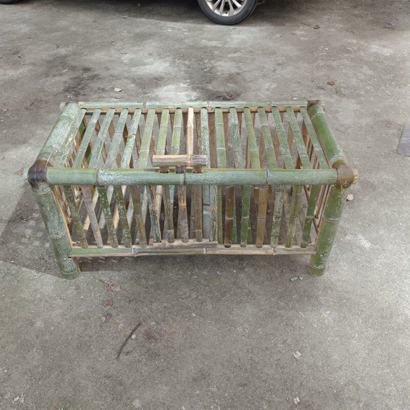 手工竹笼子竹鸡笼鸭笼加固笼子狗笼兔笼宠物笼鸟笼家用笼子无甲醛
