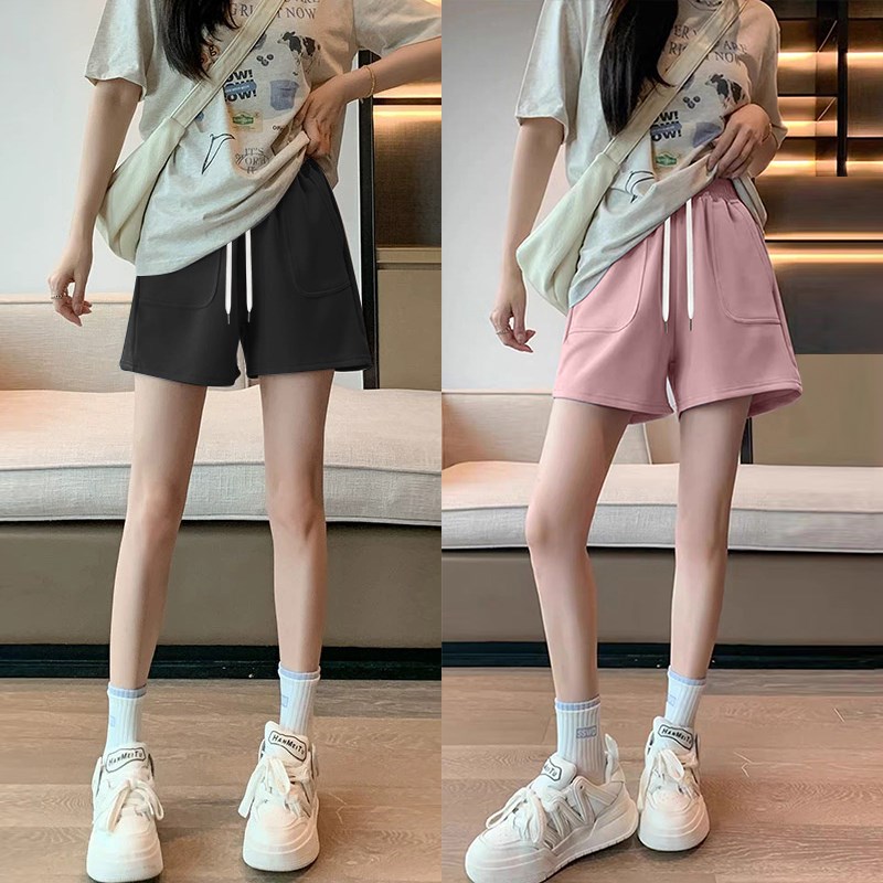 孕妇短裤夏季薄款外穿无托腹阔腿裤大码休闲五分打底裤子孕妇夏装