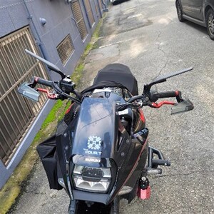 适用摩兽TROMOX国标电动自行车PesgoPlus改装定风翼后视镜 反光镜