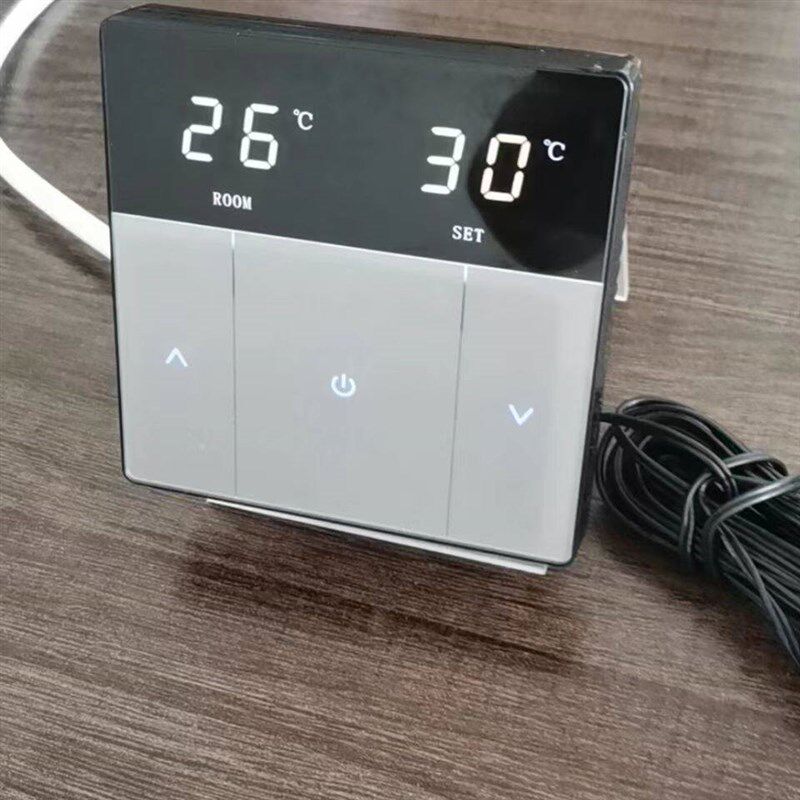 地暖温控器水暖温控器外置感温头控制数字显示家用面板家居S808