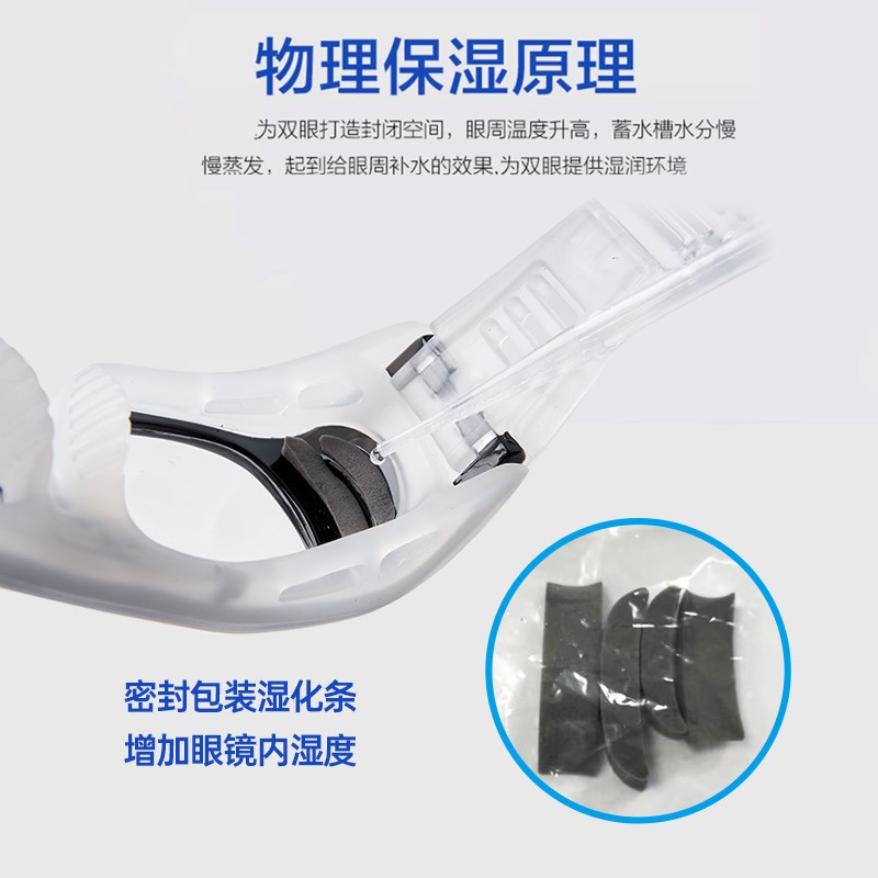 湿房镜防眼干症专用老人干眼保湿眼镜白内障术后防风沙护目镜