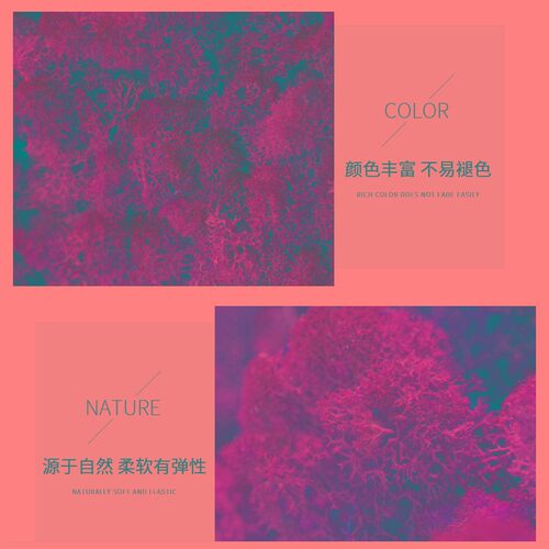 仿真苔藓白发苔藓植物绿色永生植物墙绿植装饰假青藓景观造景材料