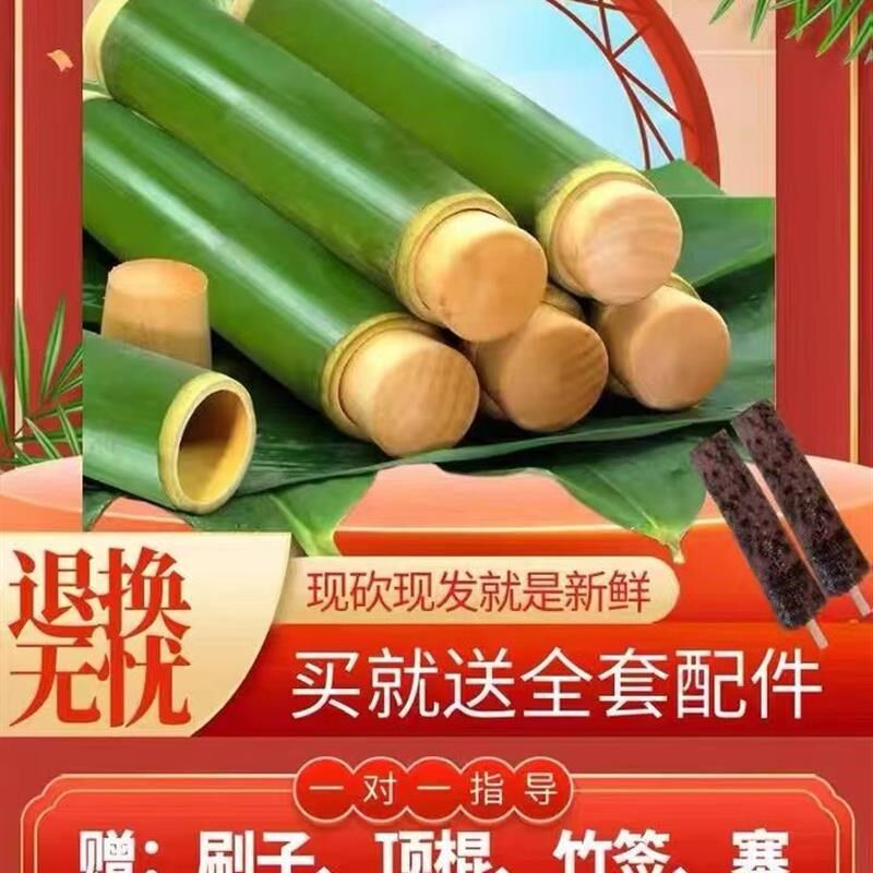 竹筒粽子模具新鲜家用做竹筒摆摊专用商用竹子竹筒蒸饭筒竹桶粽子