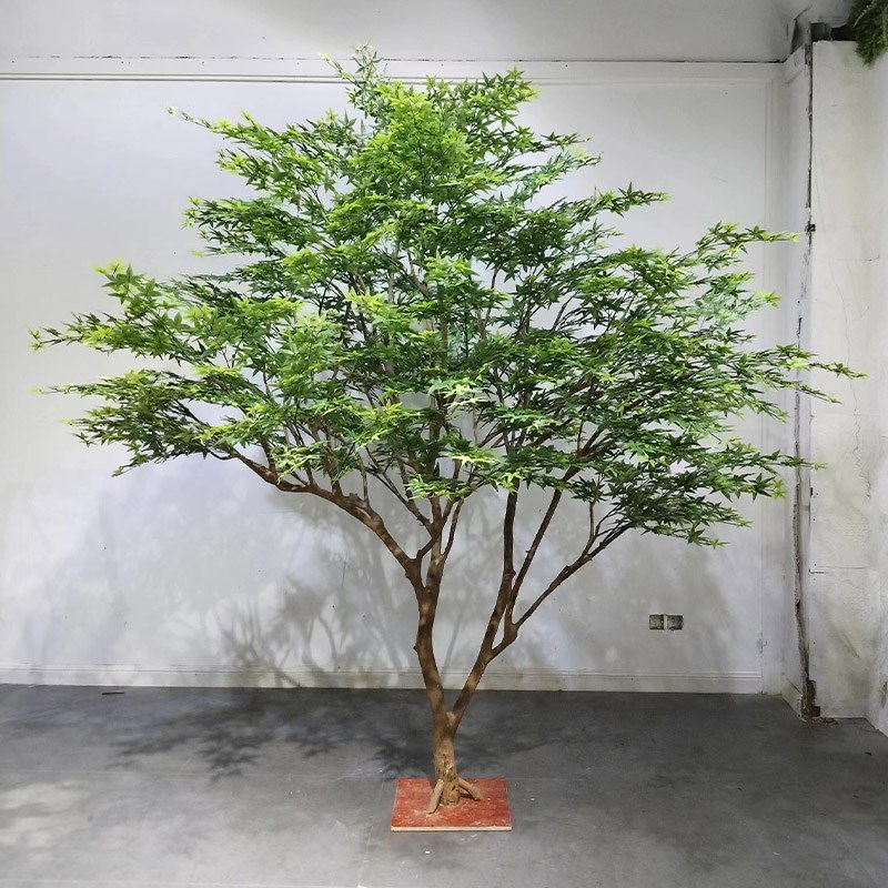 仿真绿植鸡爪槭假枫树景观造景橱窗茶室橱窗植物简约现代装饰摆件