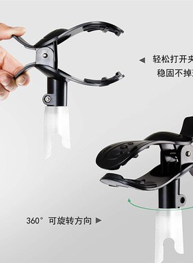 呼吸机管路支架挂夹软管固定夹子管路吊臂支撑架配件