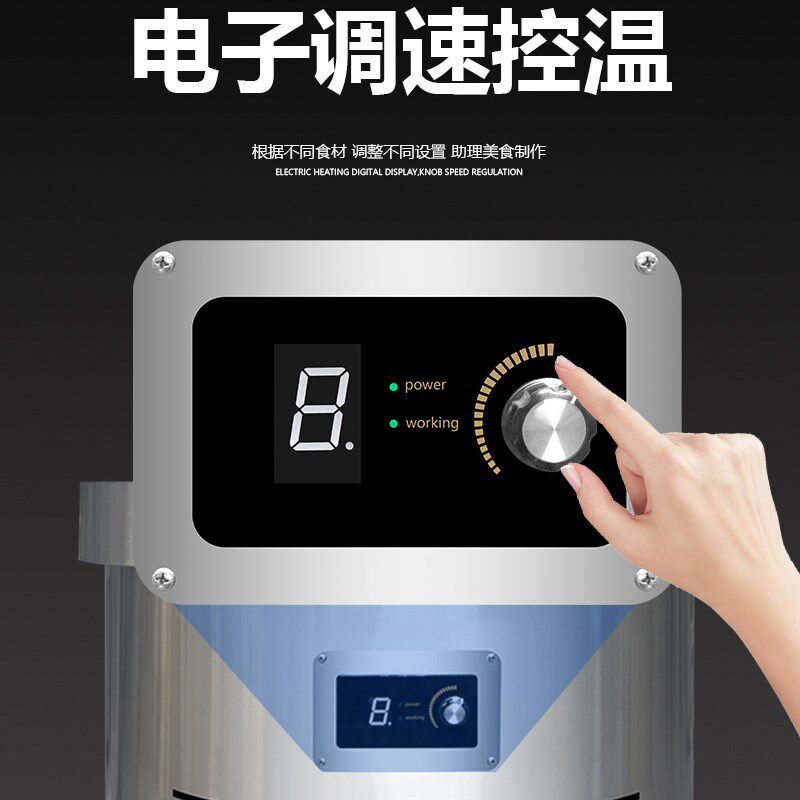 六颗钻卤肉桶锅商用汤面炉电卤锅不锈钢大锅灶汤桶熬粥牛羊肉高汤