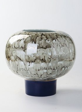 景德镇陶瓷花瓶新中式创意家居软装饰品客厅摆件餐桌电视柜插花器